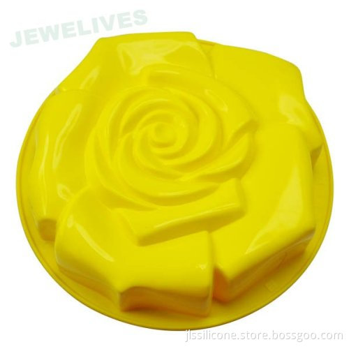 Food Grade Silicone Rose Cake Mold